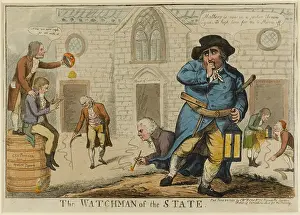 Anarchy: Satirical cartoon, The Watchman of the State