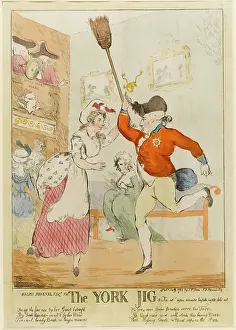 1788: Satirical cartoon, The York Jig