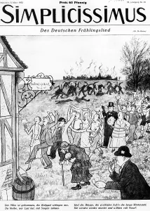 Breaks: The satirical German weekly magazine Simplicissimus, 1933