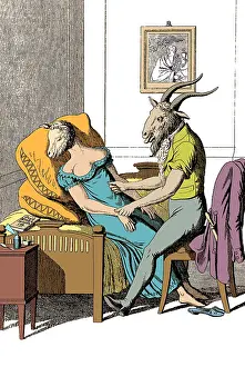 Mesmerism: Satirization of Animal Magnetism, 1815