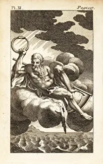 Greek Myth: Saturn, Roman god of generation, dissolution, plenty, wealth