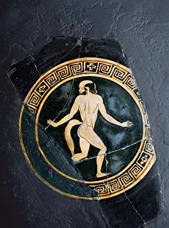 Kylix: SATYR. FRAGMENT OF AN