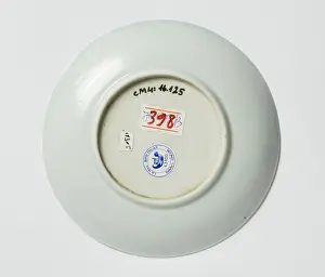 Hand Painted: Saucer, underside