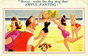 Lust: Saucy seaside postcard