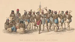 Sauk: Sauk and Fox Native American men perform a