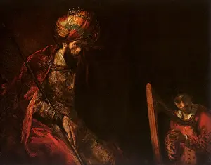 1657: Saul and David, by Rembrandt