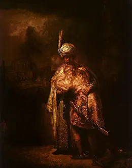 1642: Saul and David, by Rembrandt