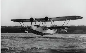 Handful: Saunders Roe London -a handful of these elderly flying