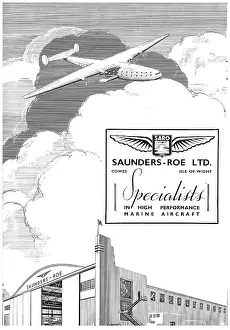 Saro: Saunders-Roe SARO High Performance Marine Aircraft