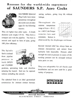 Fluids: Saunders Valves & Cocks For Fluids And Gases