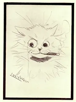 Monocle: More Sausages for Me by Louis Wain