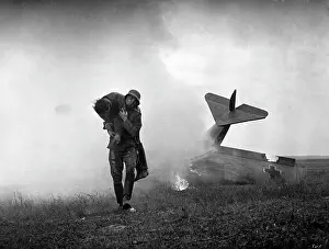 Rescues: Savage of a shot down pilot in the First World War