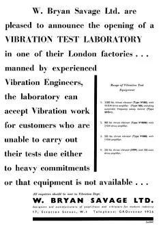 Vibration: Savage Vibration Test Equipment