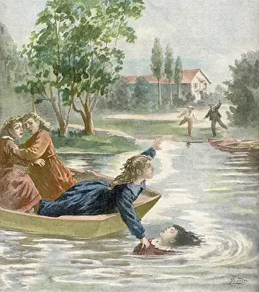 Duval: SAVED FROM DROWNING 1901