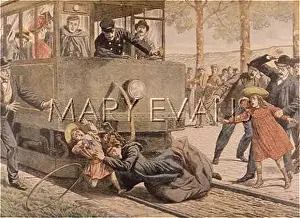 SAVING CHILD FROM TRAM