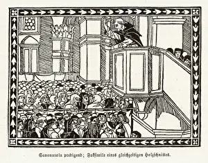 1452: SAVONAROLA/ANON WOODCUT