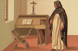 Racinet: Savonarola in his Cell