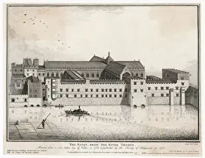 1736: SAVOY PALACE FROM THAMES