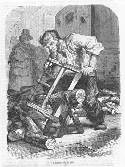 Sawing: SAWING FIREWOOD