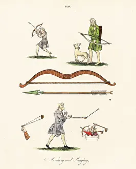 Slinger: Saxon archers and slingers