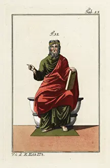 Tunica: Saxon king in ceremonial robes