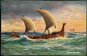 Masted: SAXON WARSHIP