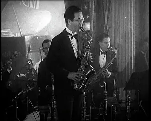 Saxophone: Saxophonist Playing the Saxophone