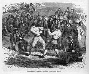 Sayers: Sayers and Heenan boxing