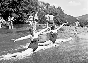 Kveta: Sazava river - swimming - river barrage