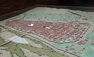 Maquette: Scale model, Museo Nacional de Arte Romano, Merida