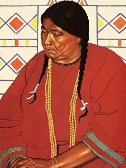 Winold: Scalping Woman