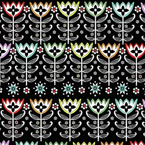 Florals: Scandinavian floral pattern