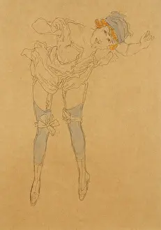 John Noott Galleries: Scantily dressed woman by Raphael Kirchner