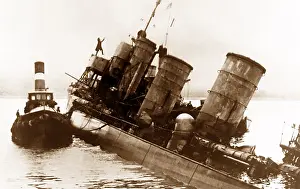Salvaging: Scapa Flow, Salvaging destroyer G102