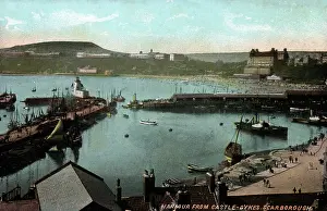 Jun22: Scarborough - The Harbour from Castle Dykes