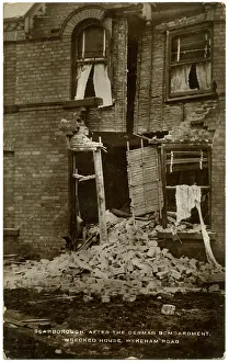 Bombarded: Scarborough house wrecked 1914