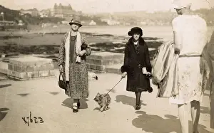 Grenville Collins / Tom Gillmor Collection: Scarborough Seafront - Two middle-aged spinsters on holiday
