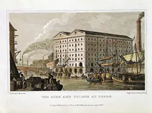 1828: Scene on the Aire and Calder Navigation, Leeds