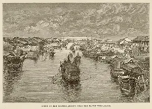 Saigon: Scene on the Arroyo Chinois, Saigon, Vietnam