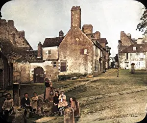 Avranches: Scene in Avranches, Normandy, France