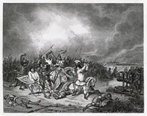 1476: Scene at the Battle of Morat, Switzerland