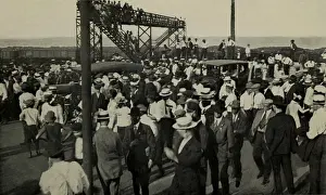 Race Riots: Scene at the beginning of the Chicago Race Riot