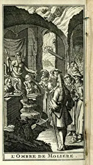 Homage: Scene from Brecourt's play, L'Ombre de Moliere