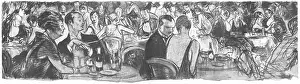 Delineator: Scene in a busy restaurant, Delineator magazine