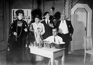 Principle: Scene from the comedy The principle by Hermann Bahr, 1923