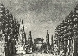 Quaglio: Scene from Don Giovanni