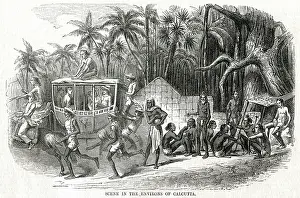 Environs: Scene in the environs of Calcutta 1857