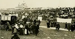 Scene at the Epsom Derby