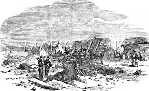 Inkerman: The Scene after the Explosion at Inkerman Hill, Crimean War