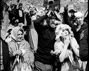 Enthusiastically: Scene from the Feature Film Nelson'. Crowds